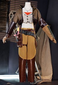 MH Wilds‌ Gemma Cosplay Costume Lining and Jacket with Pants and Gloves