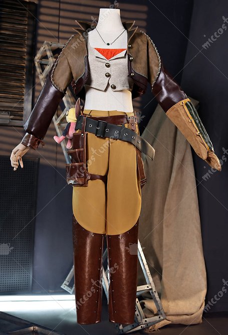 MH Wilds‌ Gemma Cosplay Costume Doublure et veste avec pantalon et gants