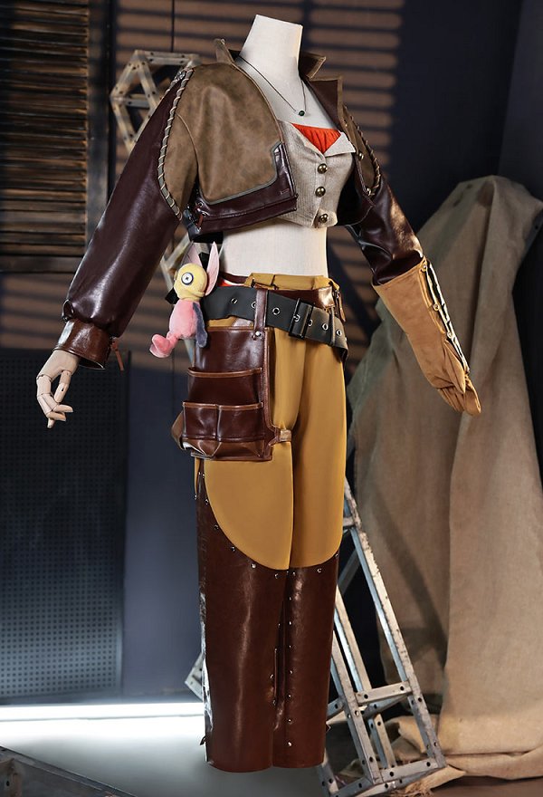 MH Wilds‌ Gemma Cosplay Costume Lining and Jacket with Pants and Gloves