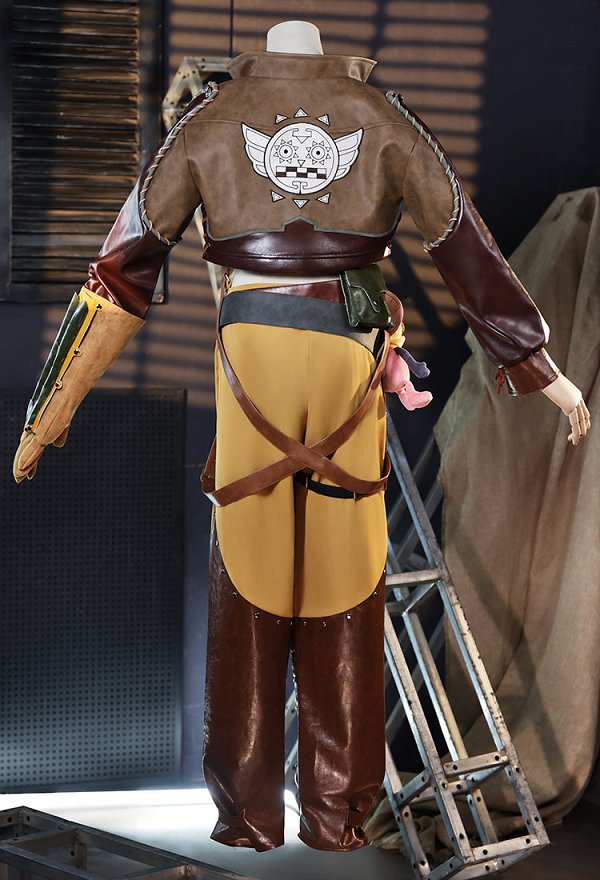 MH Wilds‌ Gemma Cosplay Costume Lining and Jacket with Pants and Gloves