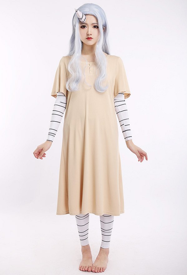MHA Eri Cosplay Costume Dress with Horn MHA Eri Cosplay Costume Dress with Horn