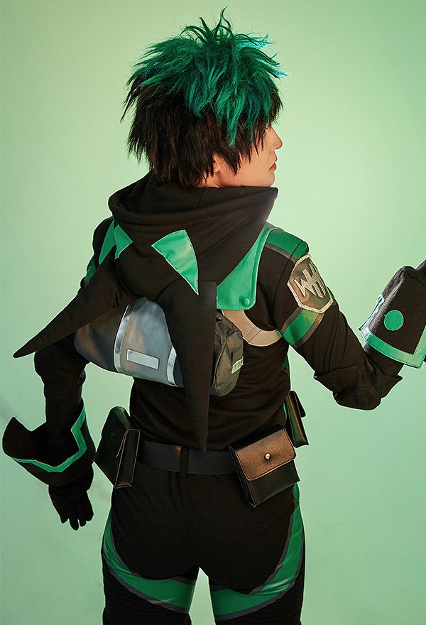 MHA Costume de Cosplay Izuku Deku Vêtements de Combat