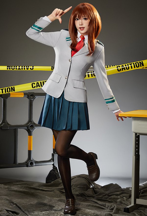 MHA Weiblich Cosplay Kostüm Schuluniform MHA Weiblich Cosplay Kostüm Schuluniform
