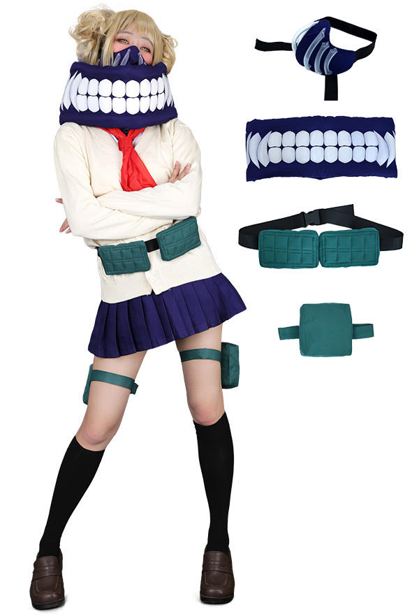 MHA League of Villains Himiko Toga Uniforme de Vestuario Cosplay