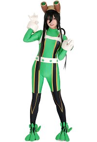 MHA Froppy Tsuyu Asui Cosplay Bodysuit Jumpsuit Costume Hero Suit