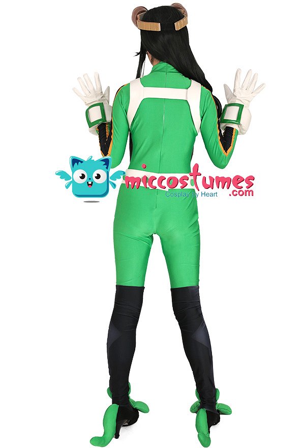 Mon héros Academia Froppy Tsuyu Asui Cosplay Combinaison de Combat Costume Costume