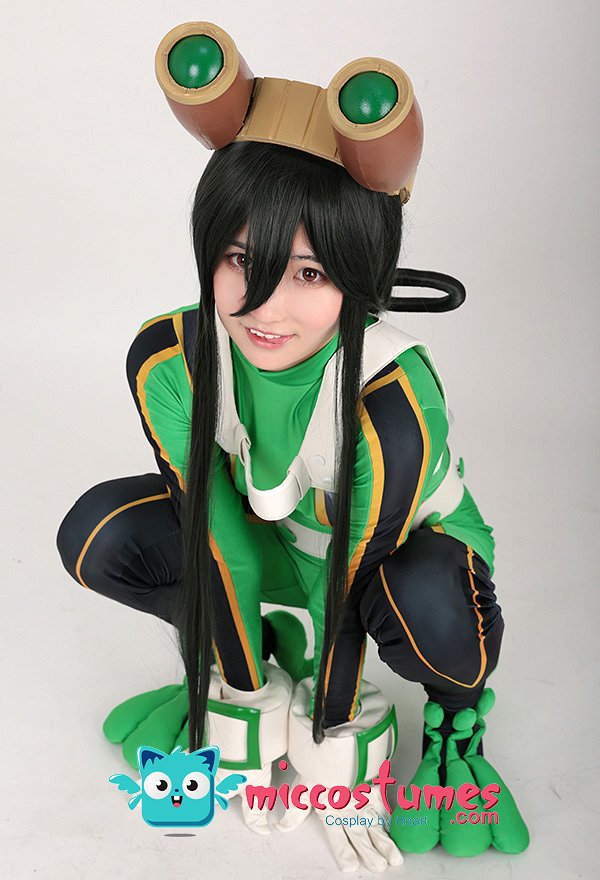 Mon héros Academia Froppy Tsuyu Asui Cosplay Combinaison de Combat Costume Costume