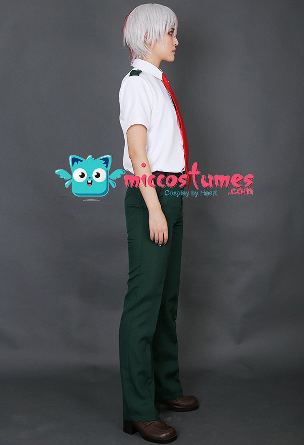 MHA Sommer Schuluniform Cosplay Kostüm für Herren mit Krawatte