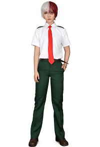 MHA Summer School Uniforme Cosplay Disfraz para hombres con corbata