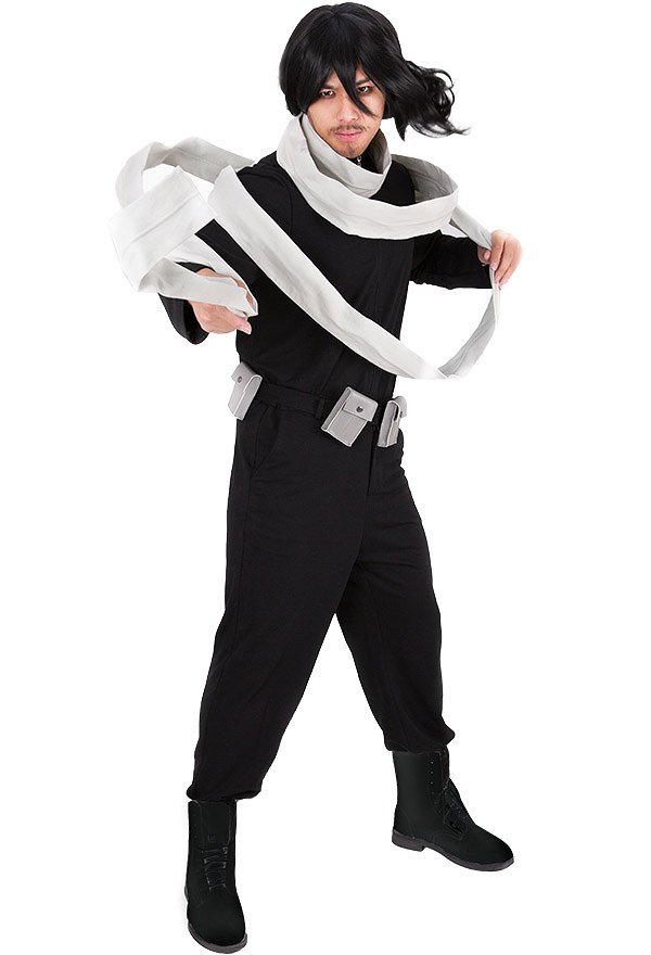 MHA Boku no Hero Academia Shota Aizawa Eraser Cosplay Costume with Scarf MHA Boku no Hero Academia Shota Aizawa Eraser Cosplay Costume with Scarf