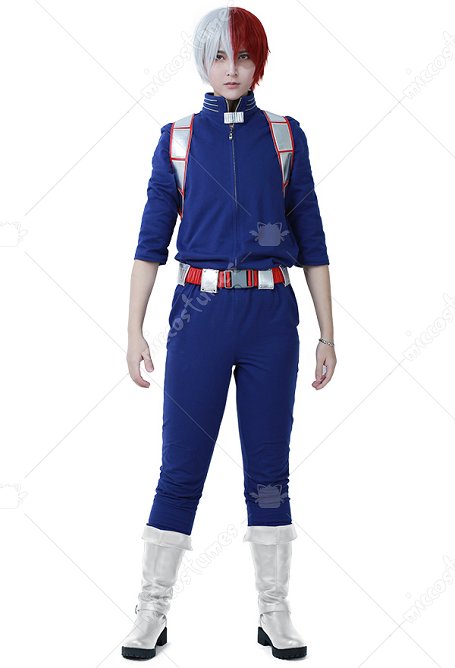 MHA Costume de Cosplay Shoto Todoroki Uniforme de Combat