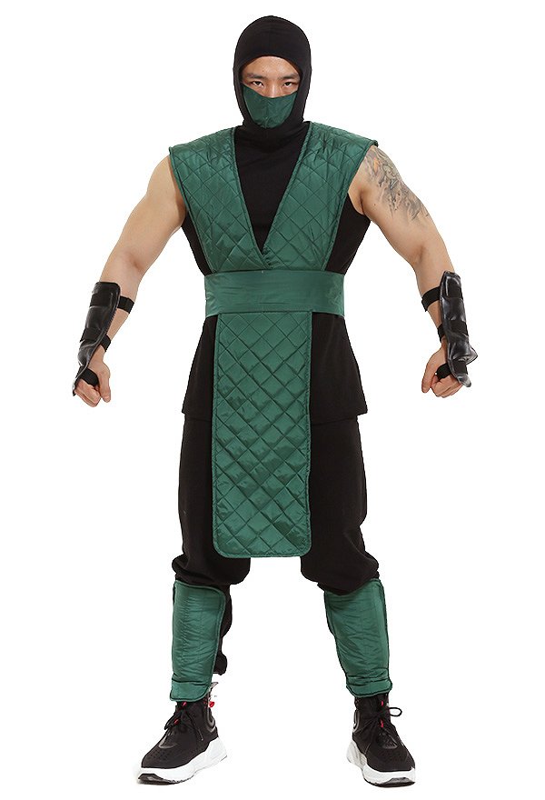 Mortal Kombat Costume de Reptile Costume Vert