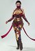 Mileena Cosplay Costume una Blusa de Tiras y Pantalones Largoscon Guantes y un Chaleco