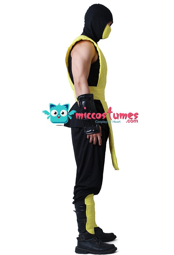 Mortal Kombat Scorpion Cosplay Costume