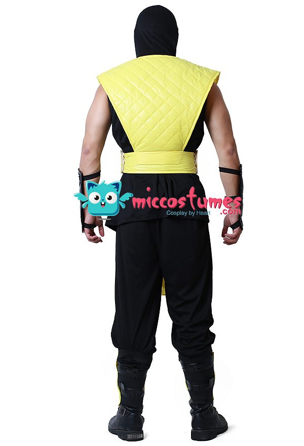 Mortal Kombat Scorpion Cosplay Costume