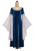 Robe médiévale Renaissance Robe vintage Robe longue en velours pour filles