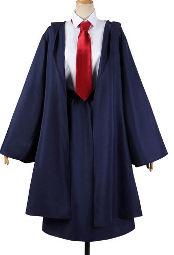 Mashle: Magic and Muscles Lemon Irvine Cosplay Costume Shirt and Midi Skirt with Long Coat and Tie
