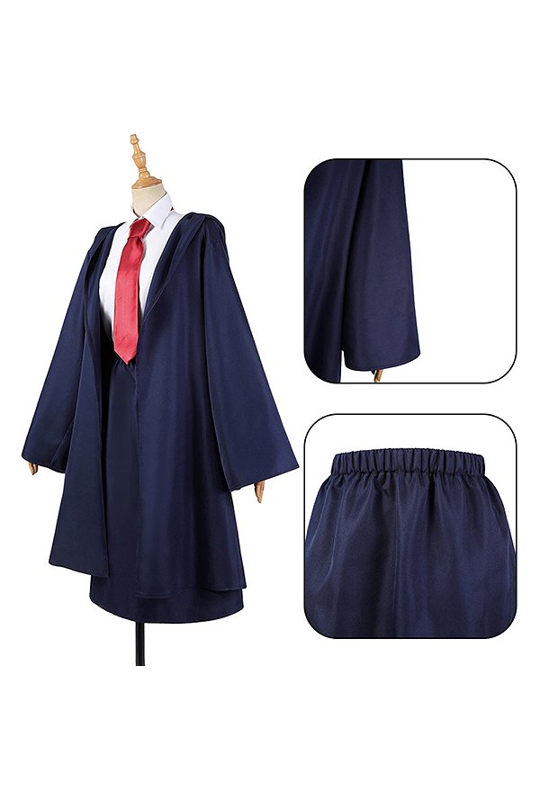 Mashle: Magic and Muscles Lemon Irvine Cosplay Costume Shirt and Midi Skirt with Long Coat and Tie