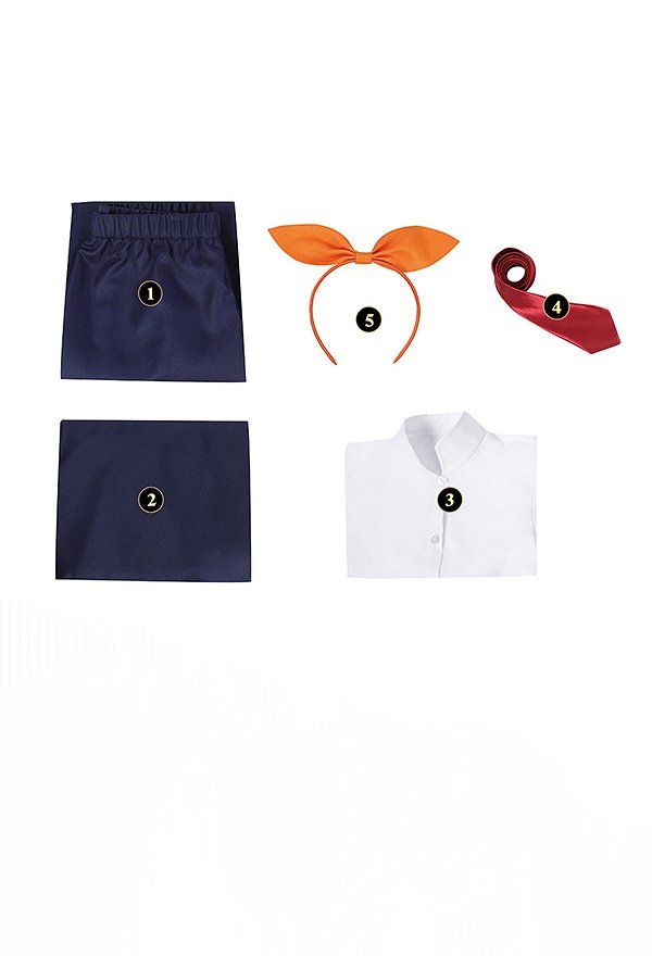Mashle: Magic and Muscles Lemon Irvine Cosplay Costume Shirt and Midi Skirt with Long Coat and Tie