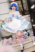 Mermaid Melody Pichi Pichi Pitch Hanon Hosho Cosplay Kostüm Dienstmädchen Kawaii Kleid mit Schürzen Arm Mermaid Melody Pichi Pichi Pitch Hanon Hosho Cosplay Kostüm Dienstmädchen Kawaii Kleid mit Schürzen Arm