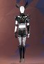 Rival Girl Super Heroine Sword Girl Cosplay Costume Top Short Full Set with Shoulder Armor