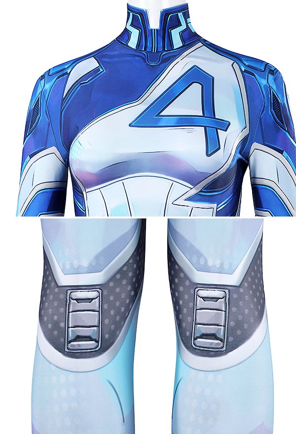 Rival Girl Sue Storm Cosplay Kostüm Enger Bodysuit