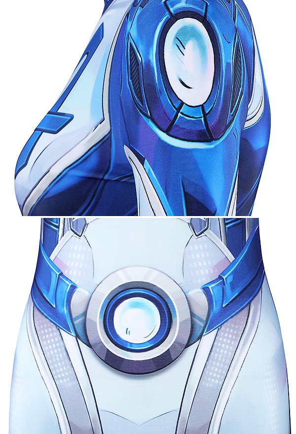 Rival Girl Sue Storm Cosplay Kostüm Enger Bodysuit