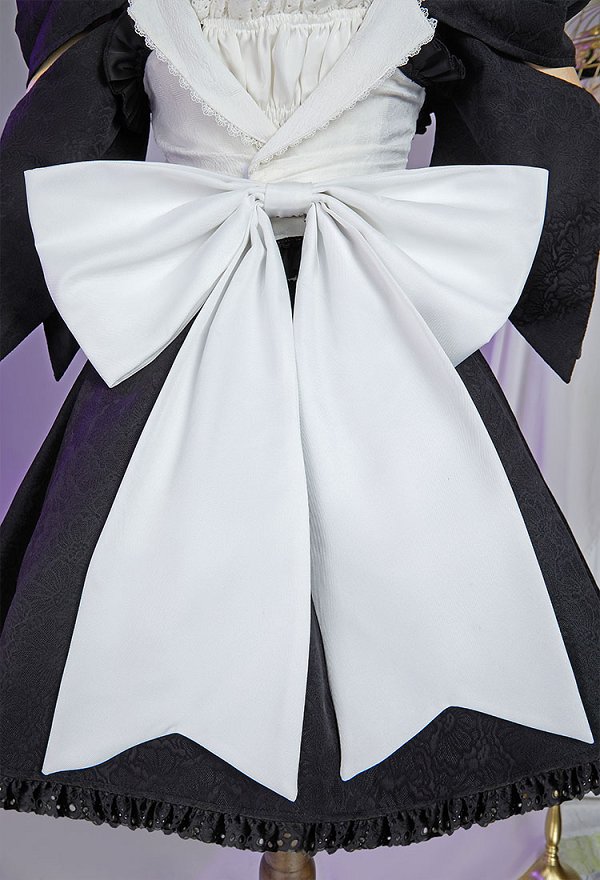 Kaichou wa Maid-sama! Ayuzawa Misaki Cosplay Kostüm Dienstmädchenkleid Taillenband Stirnband Halsband