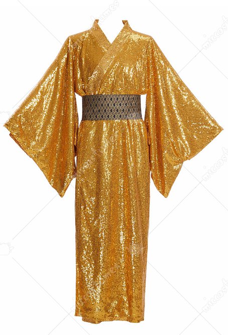 Traje de Ken para hombre: kimono con peluca y cinturón