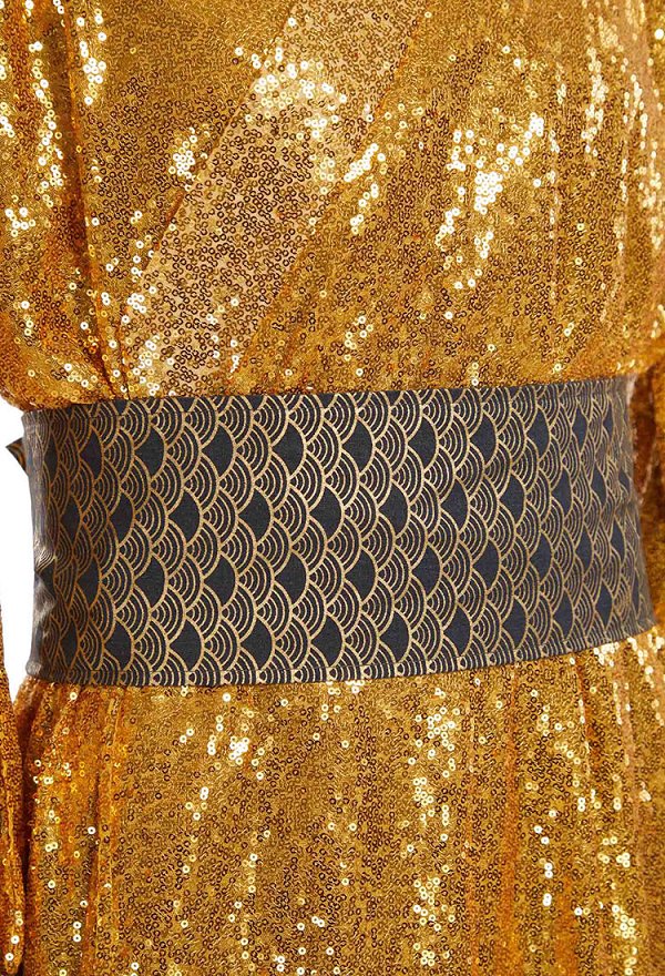 Ken Stage Outfit Bühnenoutfit Herrenkostüm Kimono mit Perücke und Gürtel