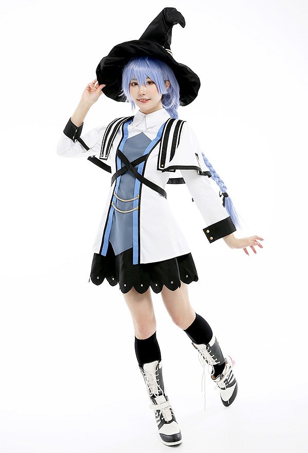 Jobless Reincarnation Mushoku Tensei Roxy Migurdia Witch Uniform Set Cosplay Costume with Cloaks