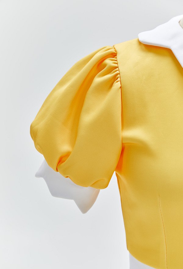 Disfraz de Cosplay de Princesa Daisy con Vestido Estampado y Pendientes