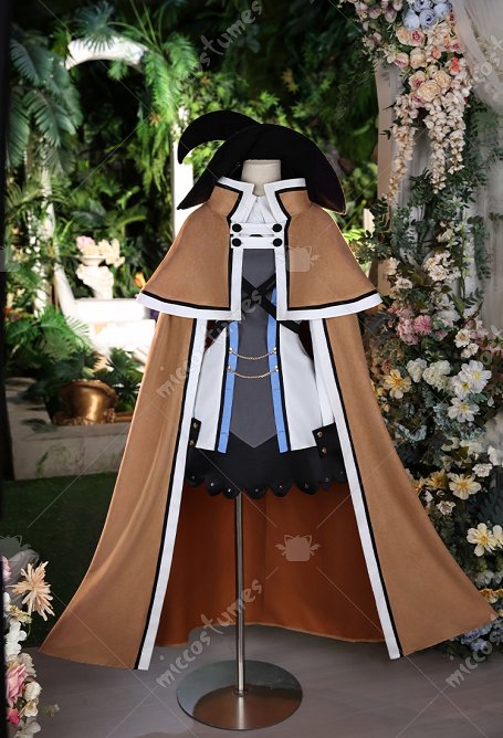 Upgraded Ver Jobless Reincarnation Mushoku Tensei Roxy Cosplay Costume Top and Skirt with Shawl and Cape
