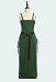 Mittelalterliche Vintage Wikinger Stil Grüne Schürze mit Gürtel