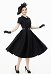 Medieval 1950s Vintage Style Grey Dress Cocktail Dress with Belt