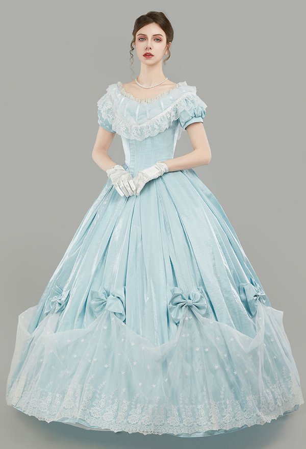 Costume Renaissance médiévale Robe victorienne du 18e siècle Robe de bal Vintage Gorgeous Court