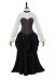 Mittelalterliches Steampunk Gohitc Outfit Vintage Viktorianischer Blusenrock mit Korsett Krawatte