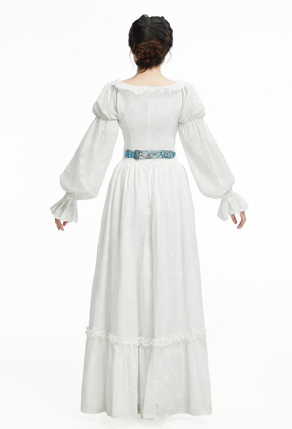 Medieval Renaissance Clothing Victorian Style Dress Fairy Two-Piece Corset Dress