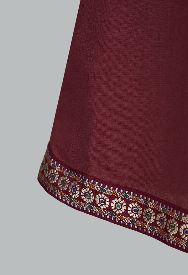 Medieval Retro Viking Red Dress Renaissance Clothing Court Style Lining Dress