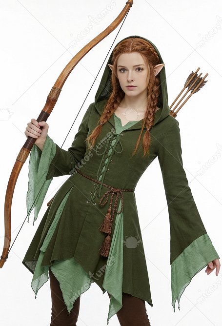Halloween Médiéval Elf Costume Renaissance Robe fée traditionnelle irlandaise 