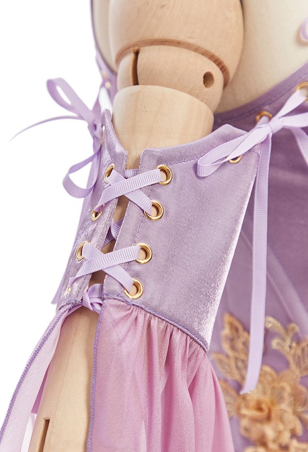Mittelalterliches Renaissance Elf Kostüm Elfenstil lila Farbverlaufskleid Ärmeln Mittelalterliches Renaissance Elf Kostüm Elfenstil lila Farbverlaufskleid Ärmeln