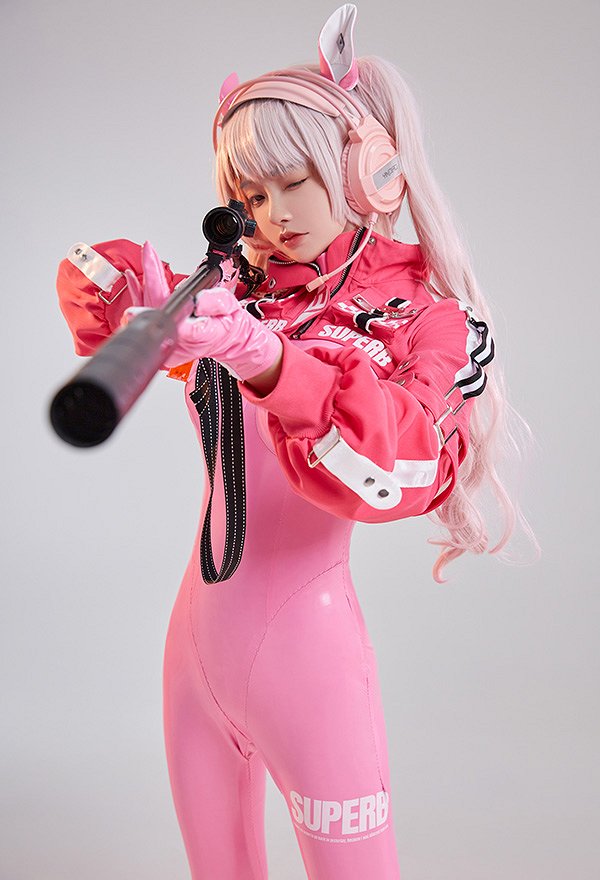 Nikke: The Goddess of Victory Internacional Costume de Cosplay de Leotardo