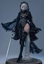 NieR YoRHa No.2 Type B 2B Wedding Bride Cosplay Costume Black Bridal Leotardo con Velo y Guantes