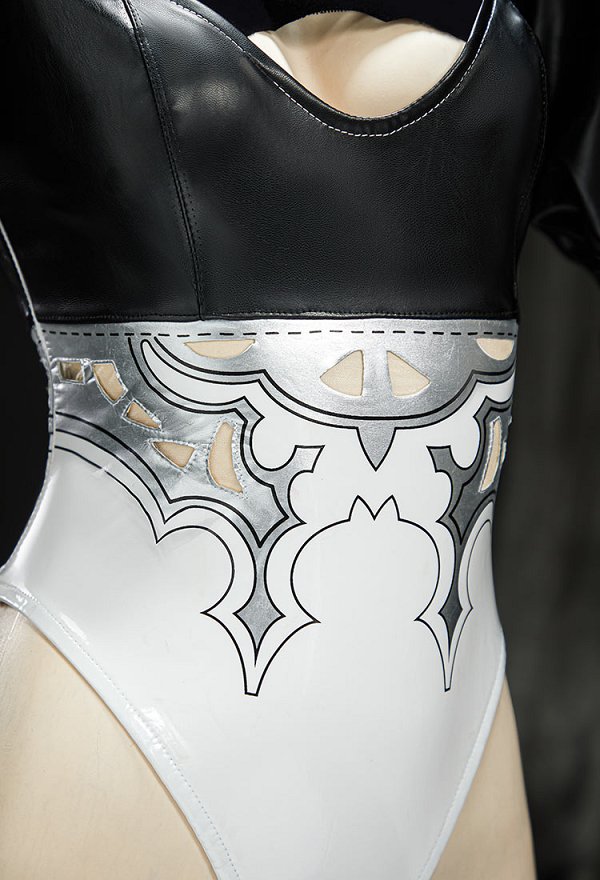 Goddess of Victory: Nikke×Nier:Automata 2B Sexy Cosplay Mono con guantes y máscara