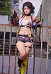 Feria Shen Disfraz de Cosplay Camiseta Corta y Pantalones Cortos con Calcetines y Accesorios para la Cabeza