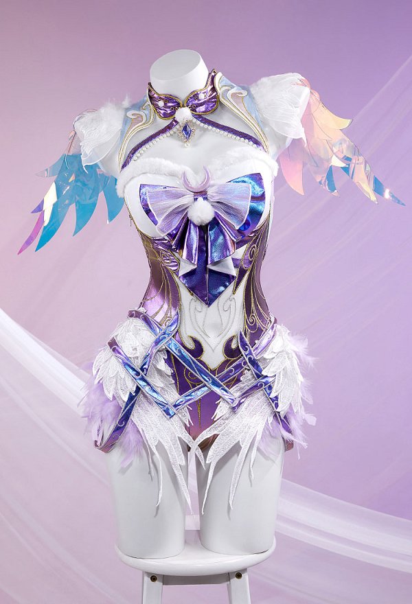 NARAKA: BLADEPOINT Ziping Disfraz de Cosplay Mono con Alas y Dobladillo de Plumas NARAKA: BLADEPOINT Ziping Disfraz de Cosplay Mono con Alas y Dobladillo de Plumas