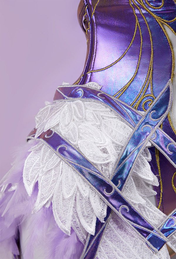 NARAKA: BLADEPOINT Ziping Disfraz de Cosplay Mono con Alas y Dobladillo de Plumas NARAKA: BLADEPOINT Ziping Disfraz de Cosplay Mono con Alas y Dobladillo de Plumas