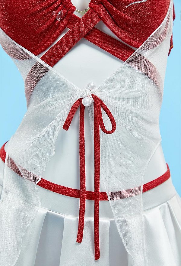 NARAKA: BLADEPOINT Tessa Cosplay Costume Two-Piece Swimsuit Top Skirt with Cover-up NARAKA: BLADEPOINT Tessa Cosplay Costume Two-Piece Swimsuit Top Skirt with Cover-up