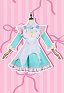 Costume de cosplay Ame Streamer Overload en tenue de soubrette avec tablier et chaussettes