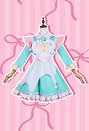 Needy Streamer Overload Ame Cosplay Costume Maid Outfit Dress with Apron and Socks
